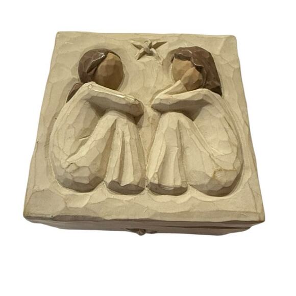 Willow Tree Friendship Trinket Jewelry Box with Inscription - Picture 1 of 5